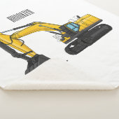 クローラー掘削機の漫画イラストレーション シェルパブランケット (3/4)