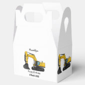 クローラー掘削機の漫画イラストレーション フェイバーボックス (オープン)