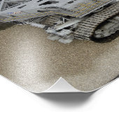 クローラ – トランスポーターの空中表示 フォトプリント            (角)