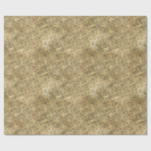 クローリースパイダーウェブハロウィーンパターン ラッピングペーパー (フラット)