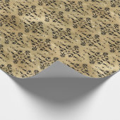 クローリースパイダーフローラハロウィーンパターン ラッピングペーパー (角)