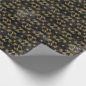 クローリースパイダーフローラハロウィーンパターン ラッピングペーパー (角)