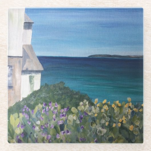 クローリー・デボン ガラスコースター (正面)