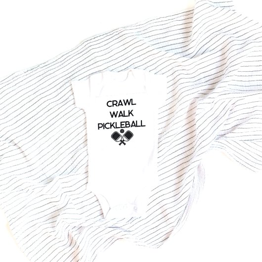 クロールウォークピックルおもしろいボ生まれたばかりのール ベビーボディスーツ