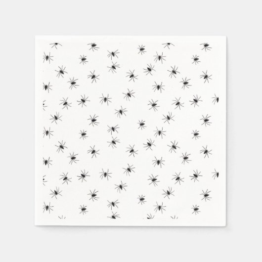 クロールスパイダーズのハロウィーン スタンダードカクテルナプキン (正面)