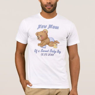 クロールテディ – New Mom of Boy カスタマイズ - Tシャツ