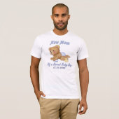 クロールテディ – New Mom of Boy カスタマイズ - Tシャツ (正面フル)
