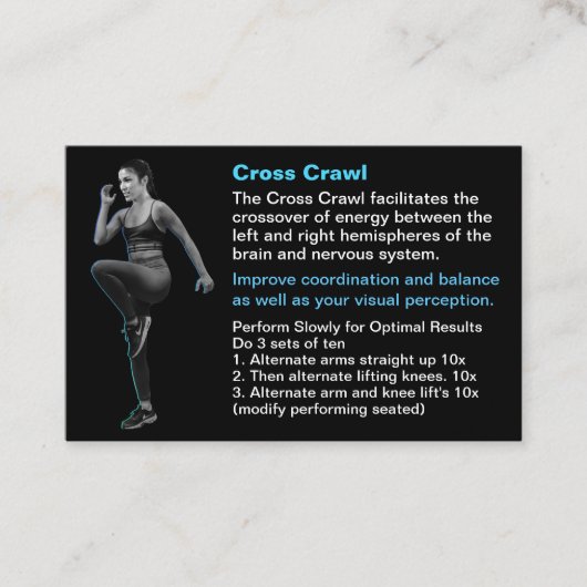 クロールトレーニングの名刺 名刺 (正面)