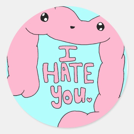 クローンと大腸炎ハッピーコロン ラウンドシール (正面)