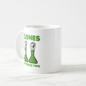 クローンは人も二 Funny Mug コーヒーマグカップ (正面左)
