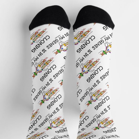 クローンは私の遺伝子のDNA複製ユーモアにある ソックス (上部)