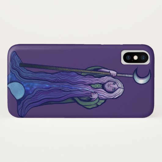 クローンムーン女神異教のウィッカ信者ムーンチャイルド Case-Mate iPhoneケース (裏面(横))