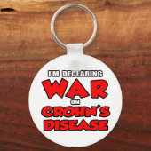 クローン病に対する宣戦布告 キーホルダー (正面)