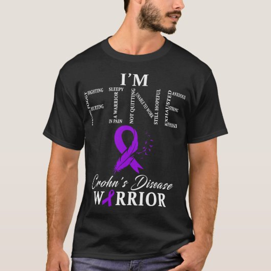 クローン病の戦士の私は羽素晴らしの贈り物 Tシャツ (正面)