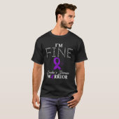 クローン病の戦士素晴らし Tシャツ (正面フル)