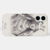 クローヴィス1世の2番目の妻クロティルド Case-Mate iPhoneケース (裏面 (横))