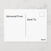 クロー ハッピーバースデー ポストカード (裏面)