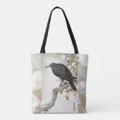 クロー ラヴェン 小森 日本の鳥 クロ トートバッグ (裏面)