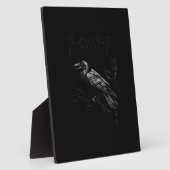 クロー、F-Caw-F 鳥 レトロ クラシック フォトプラーク (側面)