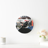 クロ日本のウ ラウンド壁時計 (ホーム)