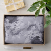 クワの青い紫色のヴィンテージ花のToile No.4 薄葉紙 (ギフト)