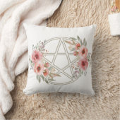 クワイエットセージフローラ星形五角形 クッション (ブランケット)