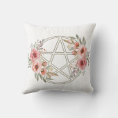 クワイエットセージフローラ星形五角形 クッション (裏面)