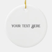 クワイエットセージフローラ星形五角形 セラミックオーナメント (裏面)