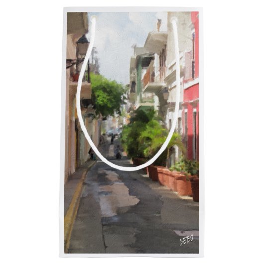 クワイエットリトル通りオブプエルトリコ スモールペーパーバッグ (正面)