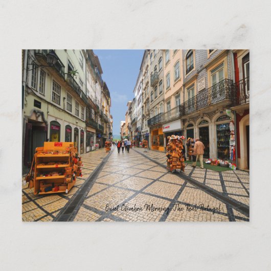 クワイエット・コインバ・モーニングザ・ポ実在ルトガル ポストカード (正面)