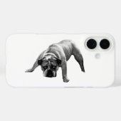 クワイエット・ストレングス・ブルドッグ・ケース Case-Mate iPhoneケース (裏面 (横))