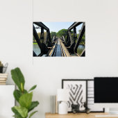クワイ川の橋(泰緬鉄道) ポスター (ホームオフィス)