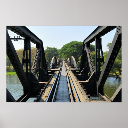 クワイ川の橋(泰緬鉄道) ポスター (正面)