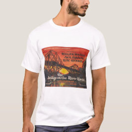 クワイ河の橋 伝説のポスター Tシャツ