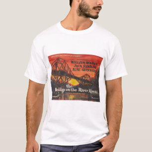 クワイ河の橋 伝説のポスター Tシャツ