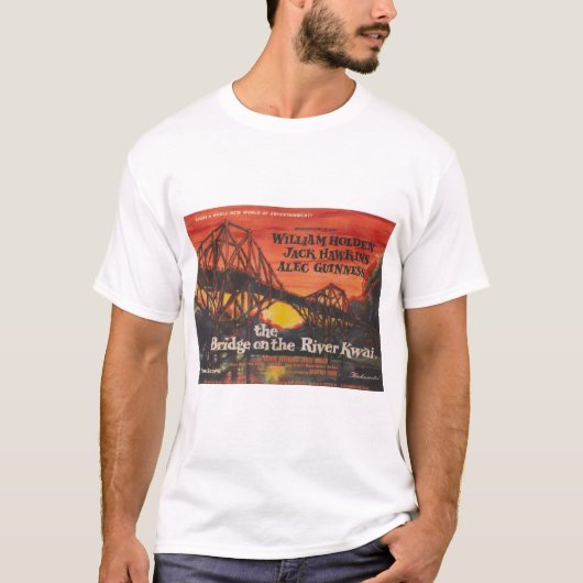 クワイ河の橋 伝説のポスター Tシャツ (正面)