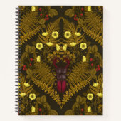 クワガタとシダ ノートブック (正面)