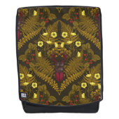 クワガタとシダ バックパック (正面)