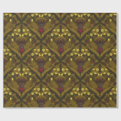 クワガタとシダ ラッピングペーパー (フラット)