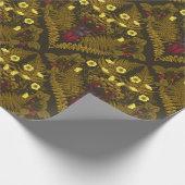 クワガタとシダ ラッピングペーパー (角)