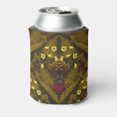 クワガタとシダ 缶クーラー (缶裏面)