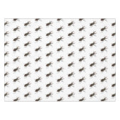 クワガタの漫画イラストレーション テーブルクロス (正面(横))