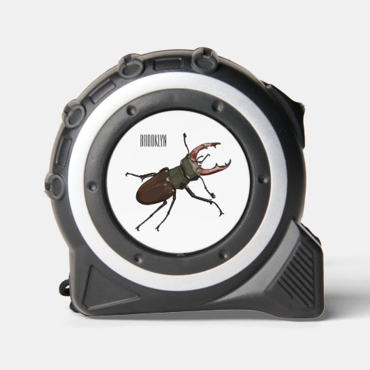 クワガタの漫画イラストレーション メジャー (正面)