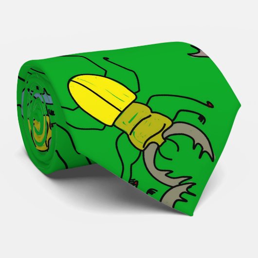 クワガタムシの壁紙 ネクタイ (ロール)