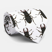 クワガタ虫イラストレーション ネクタイ (ロール)