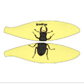 クワガタ虫イラストレーション ミニバスケットボール (パネル)