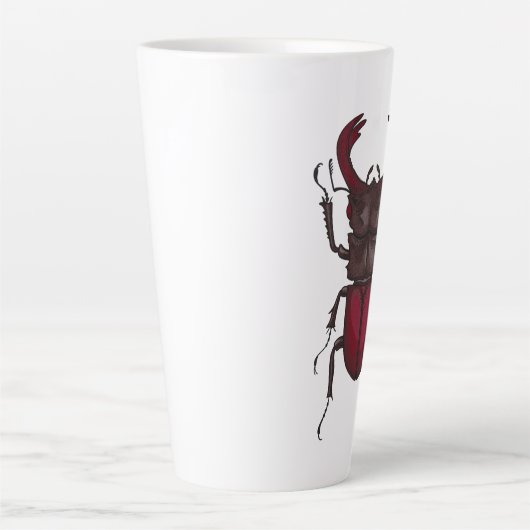 クワガタ カフェラテマグ (正面)