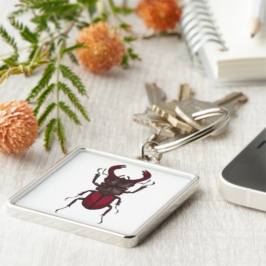 クワガタ キーホルダー (側面)