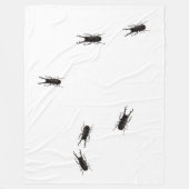 クワガタ フリースブランケット (正面)