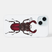 クワガタ iPhone 15ケース (裏面横)